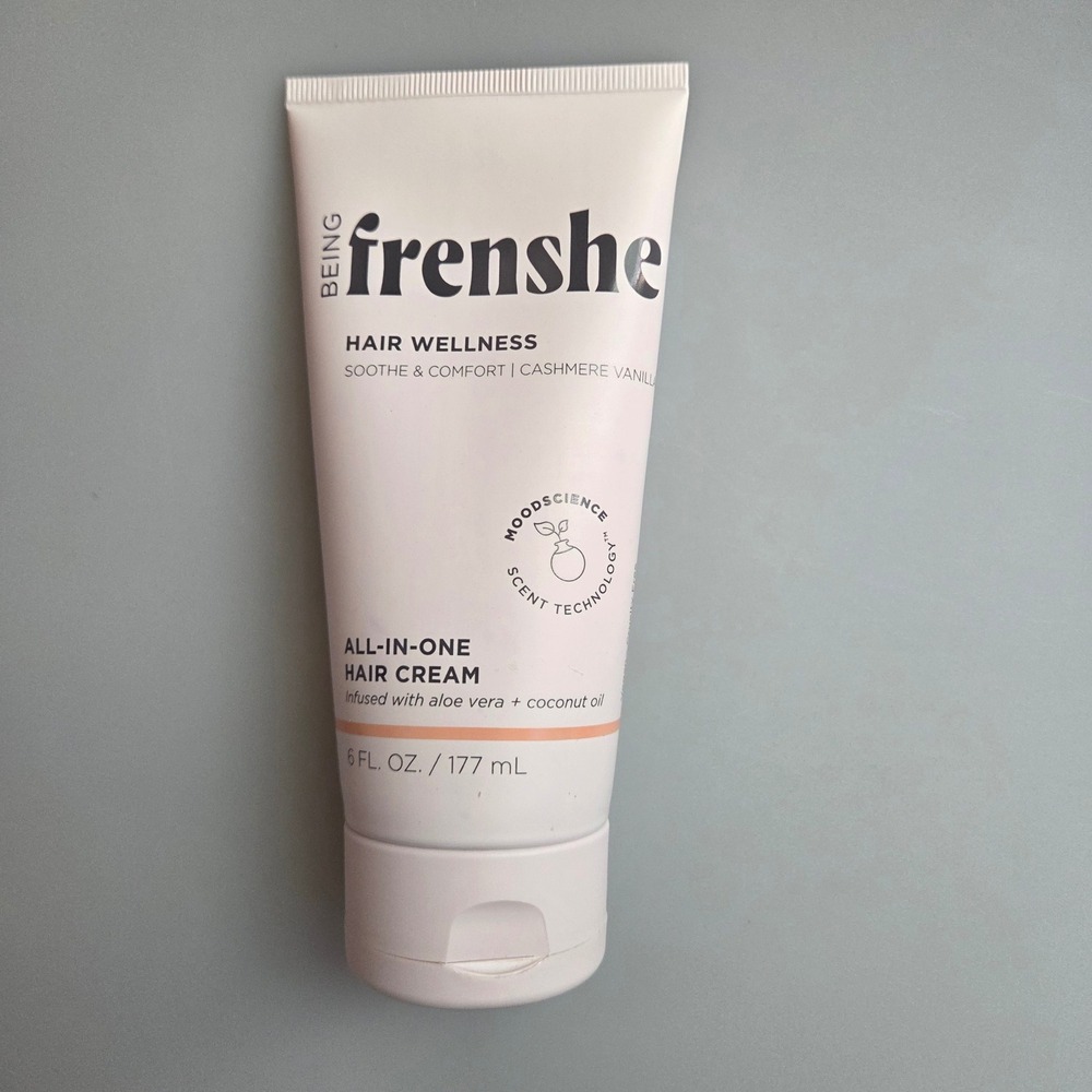 Being Frenshe All-In-One Hair Cream Cashmere Vanilla 6oz Aloe Vera Coconut Oil